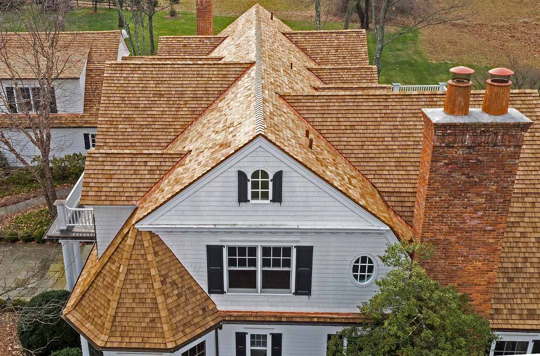 Cedar Shingle Roofs that are historic and beautiful